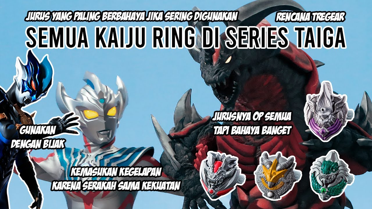 PENYEBAB TAIGA GILA BANGET SAMA KEKUATAN !! PARAH EMANG - Bahas Semua Kaiju Ring Di Ultraman Taiga
