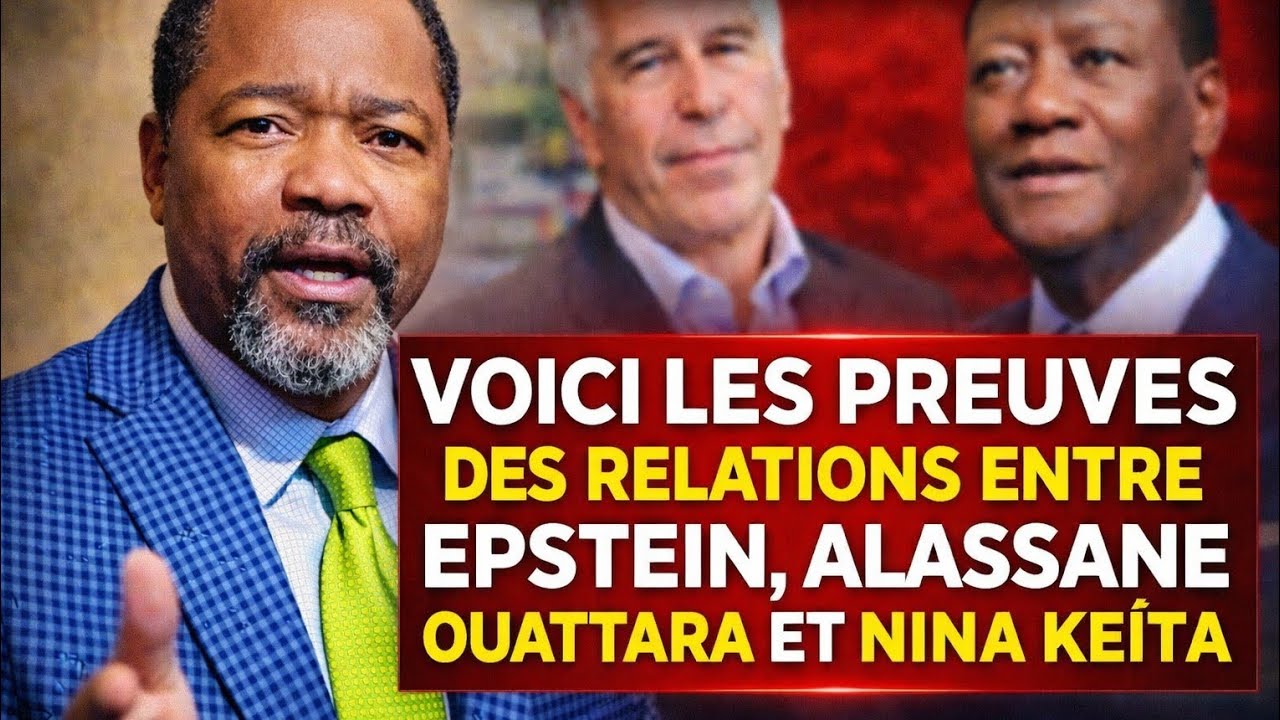 Affaire Epstein : Franklin Nyamsi révèle les liens avec Alassane Ouattara et le rôle de Nina Keïta