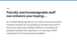 Match Highlights How to Choose a Car Dealer in Sandy (Tim Dahle Mazda Southtowne)