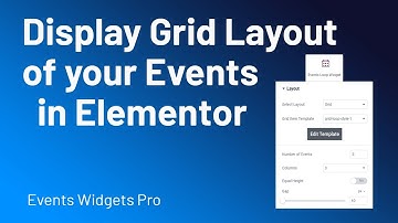 Event Layouts - Grid Layout || Events Widgets Pro for Elementor & The Event Calendar