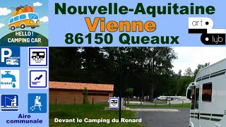86 Aire camping-car Queaux Hello!camping-car
