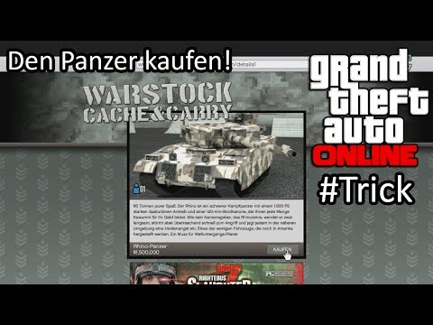 Gta Online Trick Den Rhino Panzer Kaufen Rhino Tank Buy Glitch Deutsch 1080p Youtube