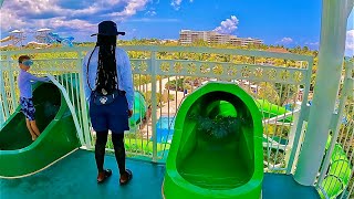 Twin Body Slide Plunge | Baha Bay Bahamas 🇧🇸