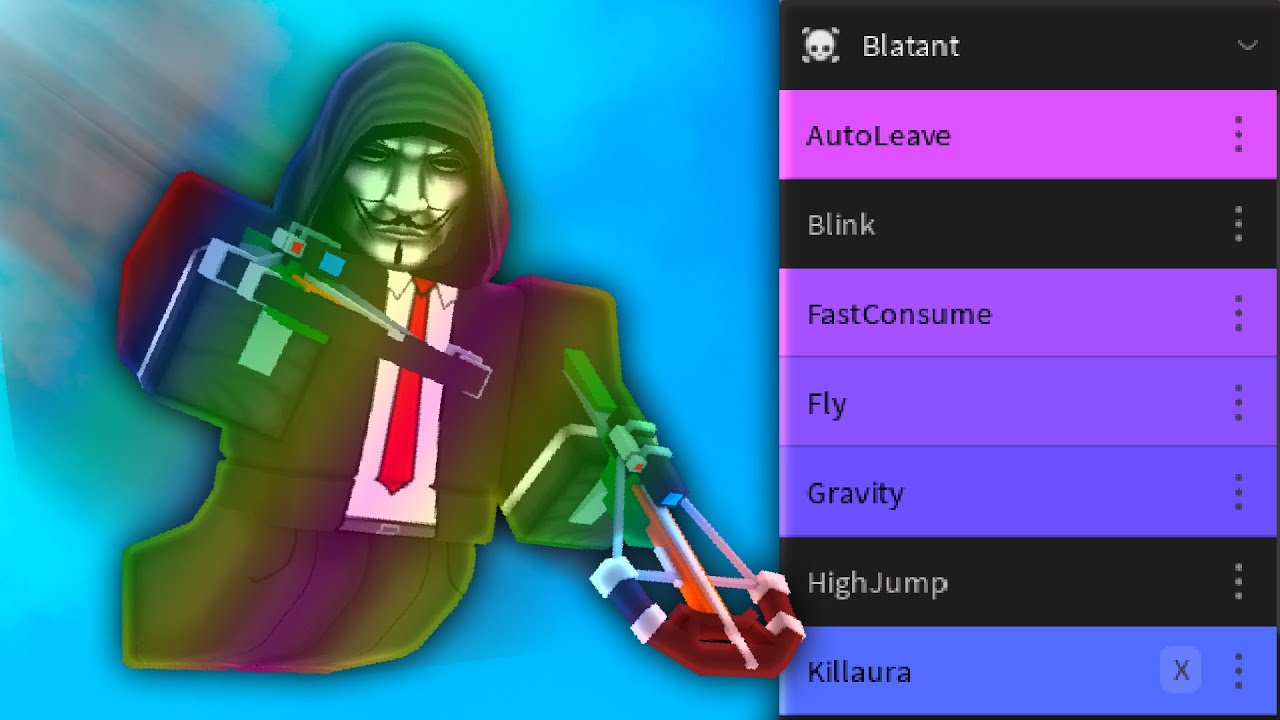 I was playing bedwars when I found a hacker. His display name is  StarsOverMe and his username is Alpha1004New : r/RobloxBedwars