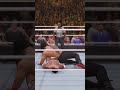roman wins to cm punk wwe 2k25 match #shorts