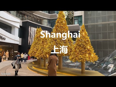 Shanghai, Trung Quốc | Phố Nanjing Road Pedestrian | Đi Bộ Thành Phố 4K