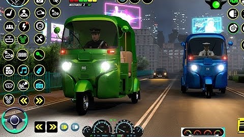 Tuk Tuk Auto Driving 3D 🚖 | Real Rickshaw Simulator Gameplay |  Play Verse KR GAMING