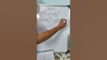 Exponents and powers. Ex 10.1  qn no. 2 solution #exponentsandpowers