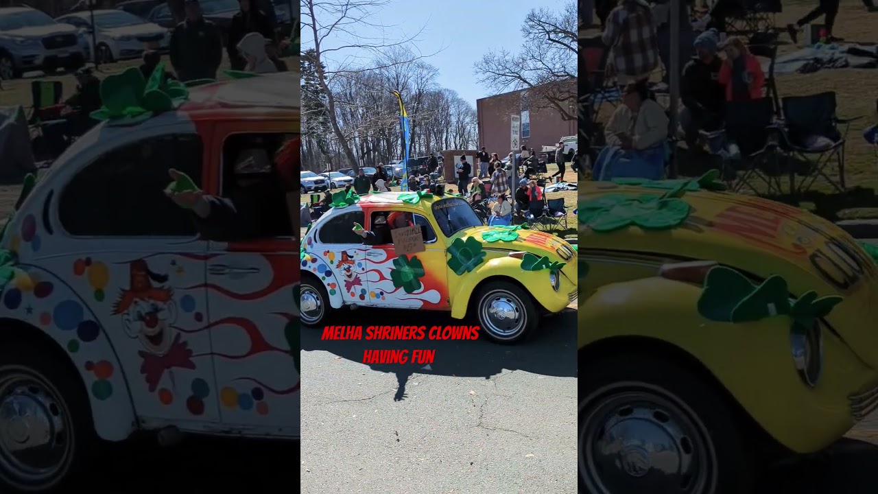 Melha Shriners Clown Car Holyoke St Patrick's Parade 