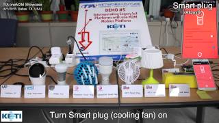 TIA oneM2M Showcase Demo (Dallas, TX, U.S.) - ConnecThing App