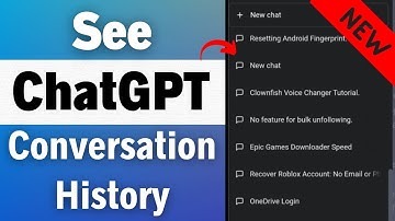 How to See Conversation History on Chat GPT 2023