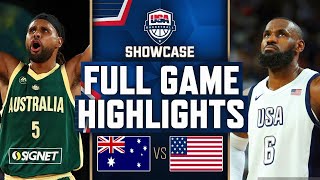 AUSTRALIA vs USA | USAB SHOWCASE | FULL GAME HIGHLIGHTS | July 15, 2024