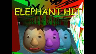 "ELEPHANT HIT" Hard Mode - Baldi's basics v1.4.3 decompiled mod