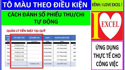 Cách đánh giá tiền trong excel năm 2024