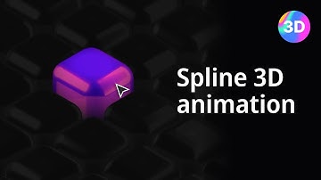Interactive Cube Animation | Hover Effect with 3D Spline