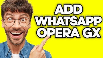 How To Add WhatsApp To Opera GX Sidebar (2023)