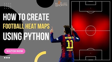 How To Create Football Heat Maps Using Python #footballstats #footballanalysis #fcbarcelonafans