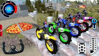 Motor Dirt Bikes driving Extreme Off-Road Multiplayer Game #2 - Offroad Outlaws Android ios Gameplay