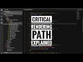 Critical rendering path explained