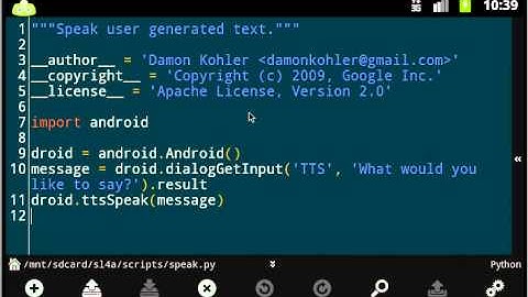 Running SL4A scripts from DroidEdit