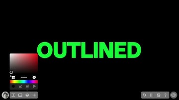 How to make outlined text with moving shadow on hover in Readymag