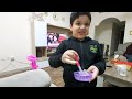 Mishu's Kitchen Routine dekhein 😍 - Pony Meat Soup aur Cupcake banaya