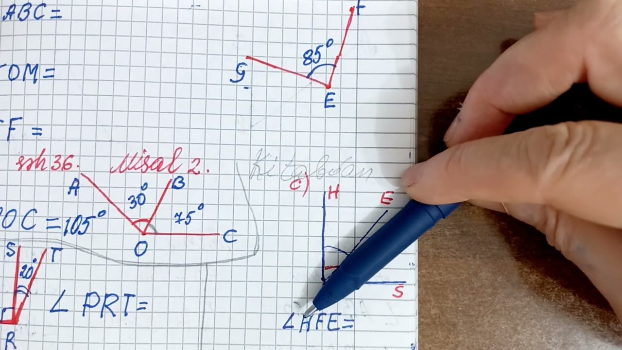 Riyaziyyat 5-ci sinif 2-ci hissə səh 36