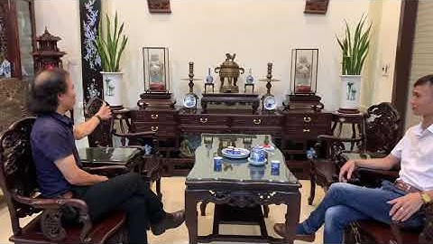 Kệ Ti Vi Gỗ Gụ - Bộ Ghế Triện Khánh Thọ 7 Món Đẹp | Nhà Gỗ Cổ Truyền - Nội Thất Phòng Khách Đẹp Lạ