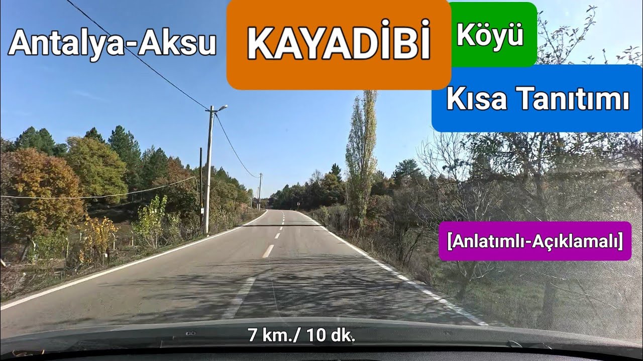 KAYADİBİ Köyü Kısa Tanıtımı | Açıklamalı ve Anlatımlı