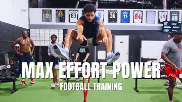 [Explosive Power Training] Max Effort Jumps for Football Athletes