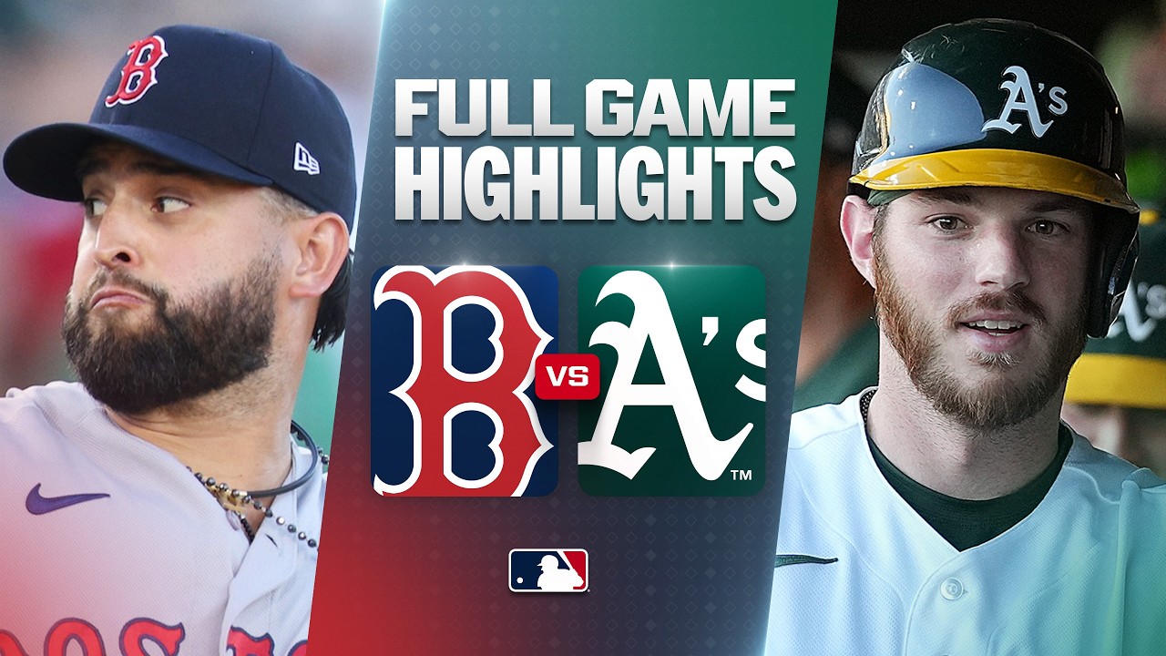 [MLB] 보스턴 레드삭스 vs 애슬레틱스 경기 하이라이트