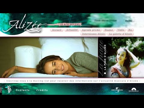 Alizée - Site Officiel En 20002001