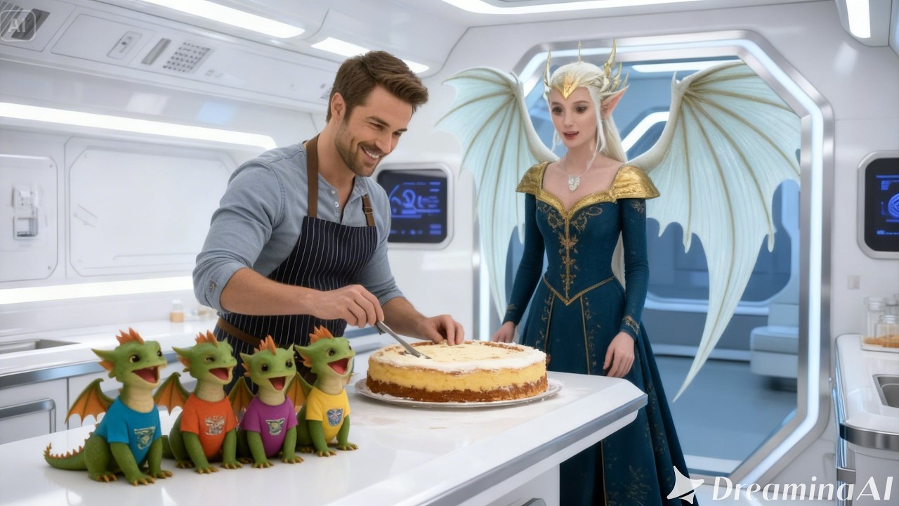 Human Made Snacks Each Night for Hungry Dragon Kids — Unaware Their Mother Owned the Mother Star