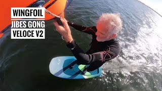 Wingfoil jibes gong Veloce l v2 Oostvoorne Netherlands