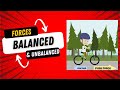 Balanced and Unbalanced Forces in Motion