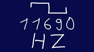 11690 hz square
