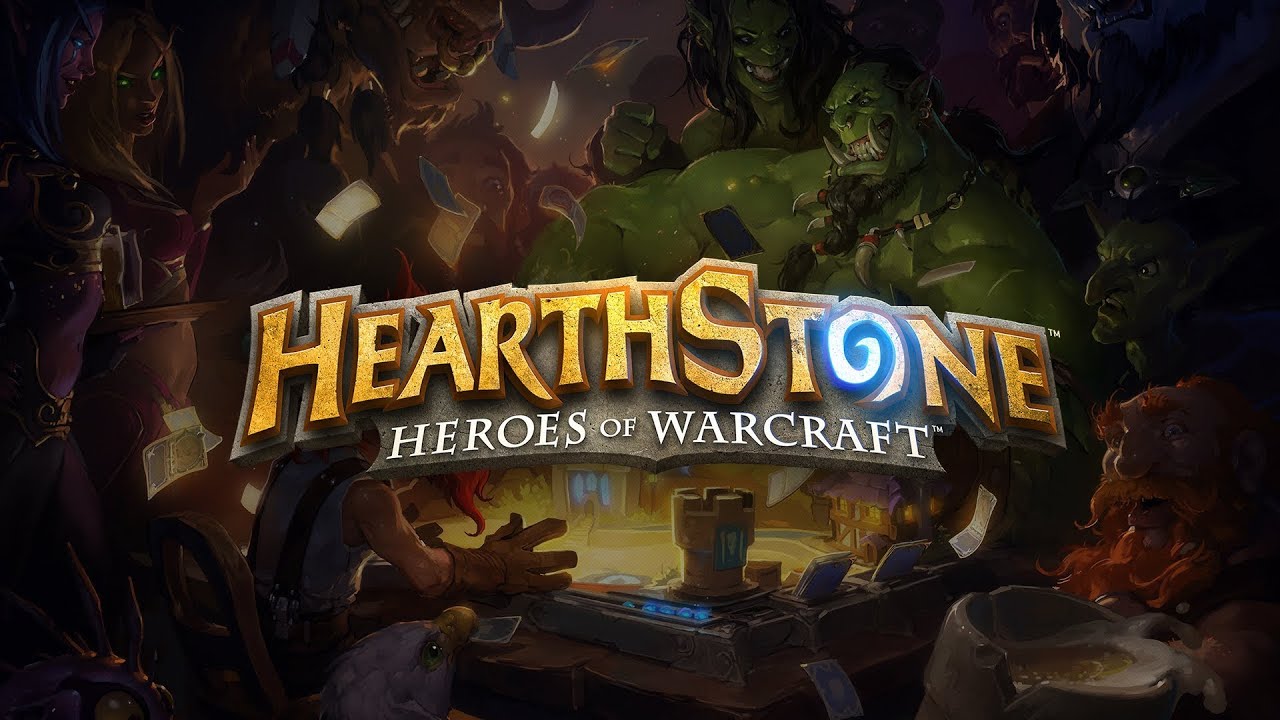 Hearthstone opening Old Gods packs.