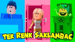 ROBLOX TEK RENK CHALENGE SAKLAMBAÇ  ( Hide and Seek One Color )