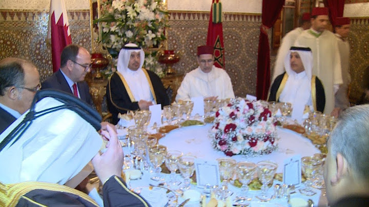 جلالة الملك يقيم مأدبة عشاء على شرف رئيس مجلس الوزراء، وزير الداخلية القطري