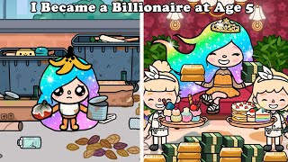 I Became the Youngest Billionaire Rainbow hair 🤑 | Stepmother | Toca boca | Toca Life World