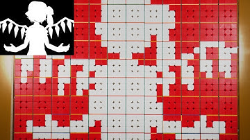 Bad Apple!! but with 108 Rubik