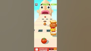 Sandwich Runner - Gameplay Walkthrough - All Levels (IOS, Android) #shorts