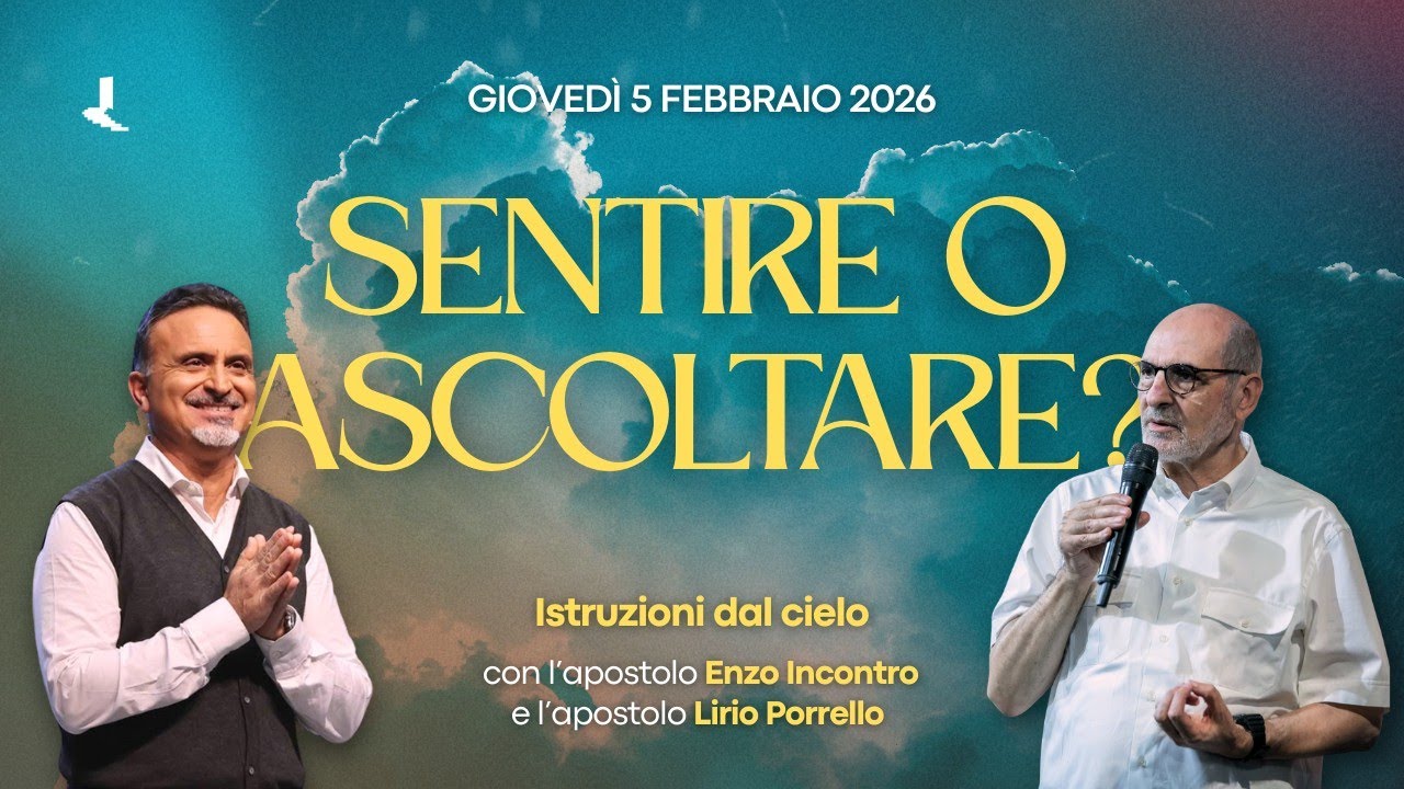 Istruzioni dal cielo | Sentire o ascoltare? | Enzo Incontro & Lirio Porrello