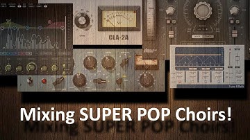 Mixing SUPER POP vocal choirs with Waves plugins