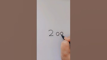 Rabbit drawing from number 200 #short #drawing #art #easy #creative #bigners