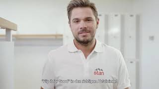 Stan Wawrinka & Evian - Flip It For Good Challenge - Deutsch