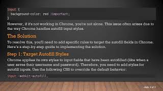 How to Fix CSS Background Color Issues for Input Fields in Chrome with Bootstrap