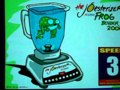 Frog In a Blender: JoeCartoon - YouTube