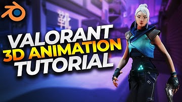 How to Make 3D Valorant Animations in Blender FREE & EASY!