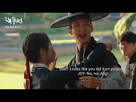 Tale of Nokdu Kiss Scene BTS (Eng subs) - Jang Dong Yoon and Kim So Hyun